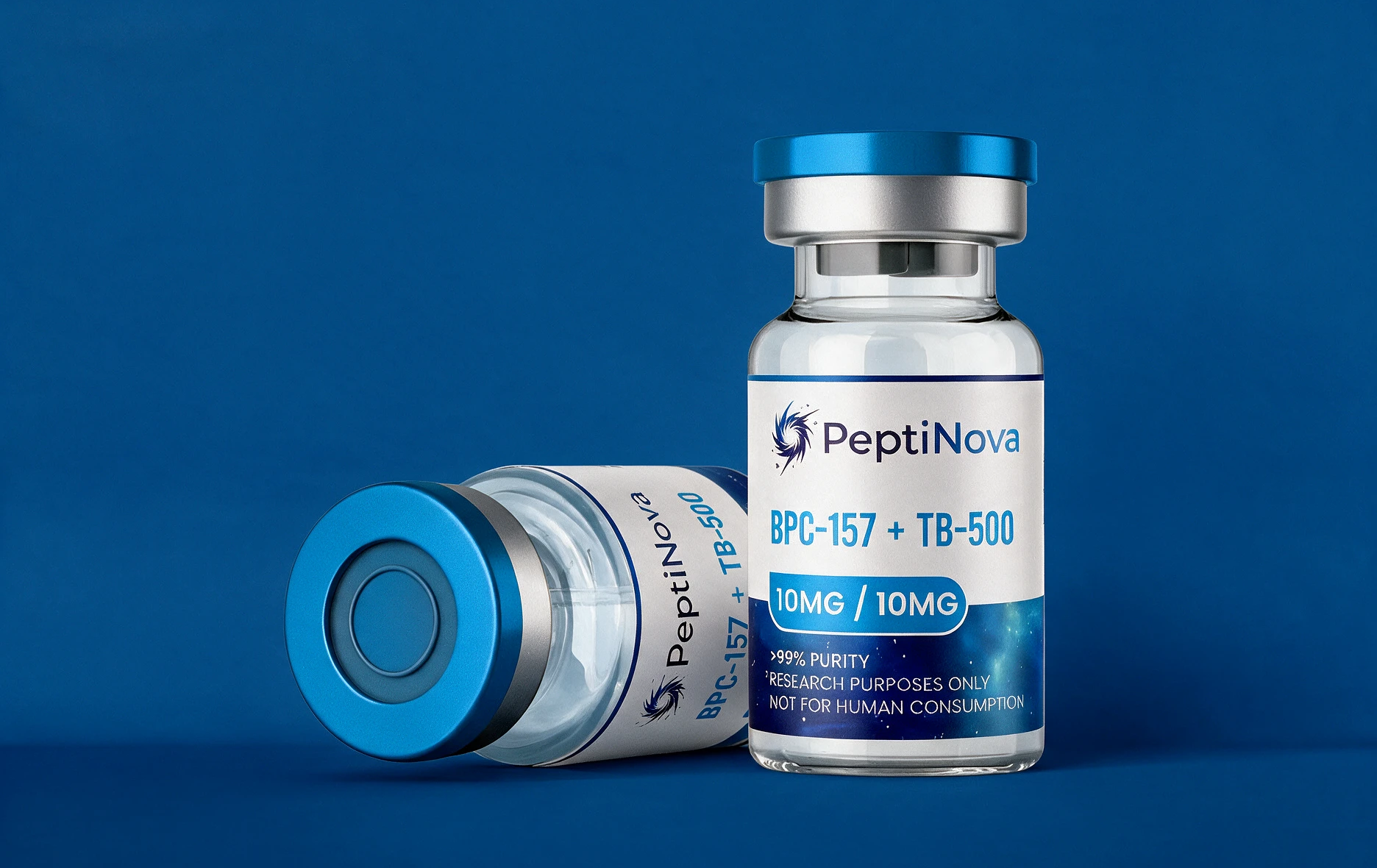 PeptiNova BPC-157 + TB-500 combo vial