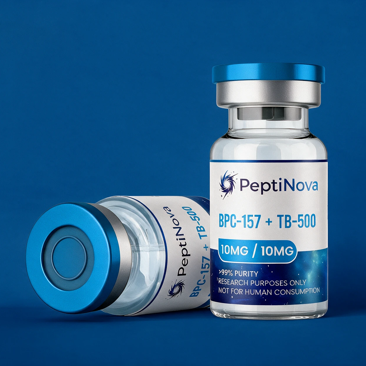 PeptiNova BPC-157 + TB-500 combo vial